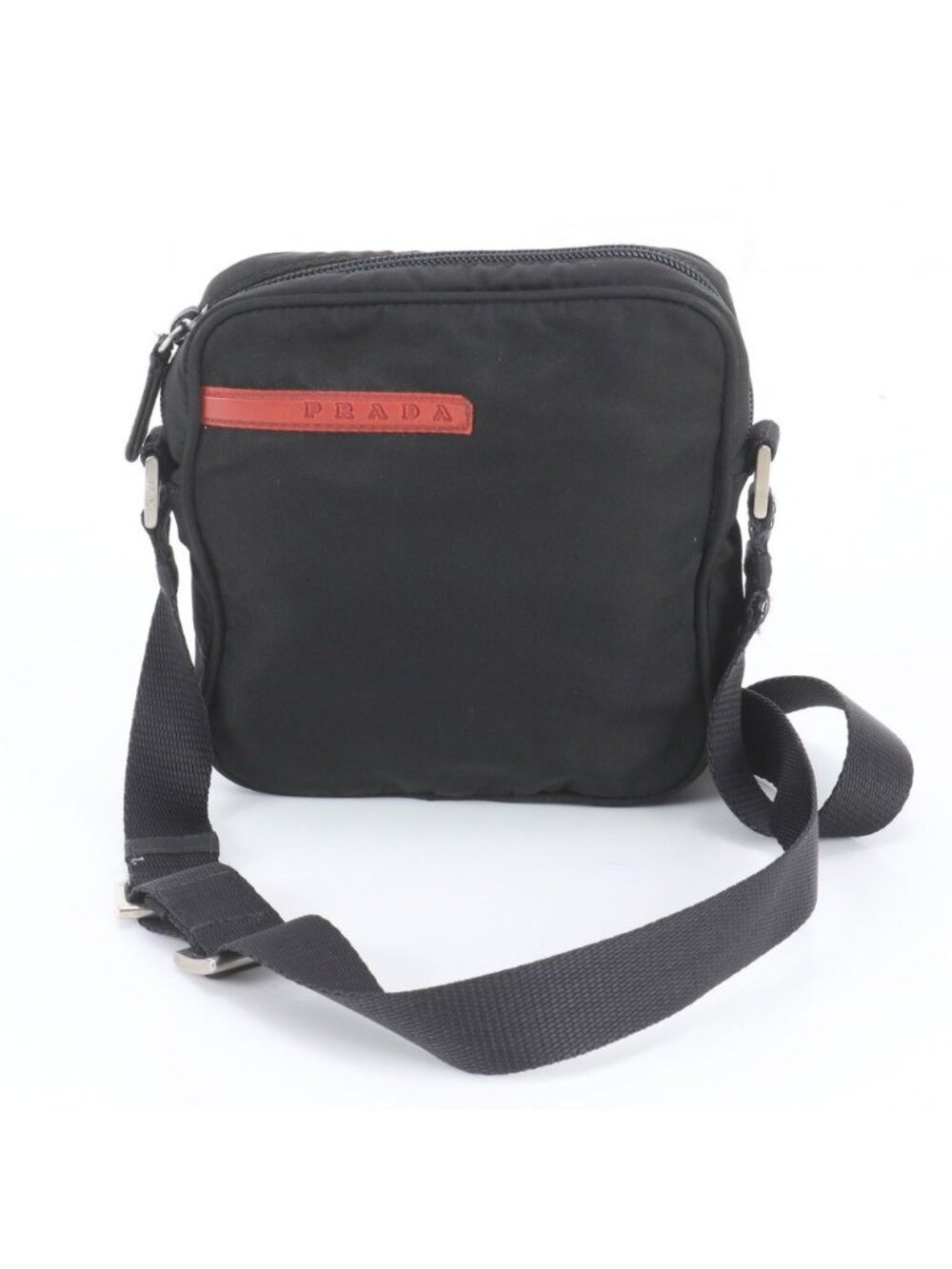 Prada Sport Shoulder Bag Crossbody Messenger Business Black